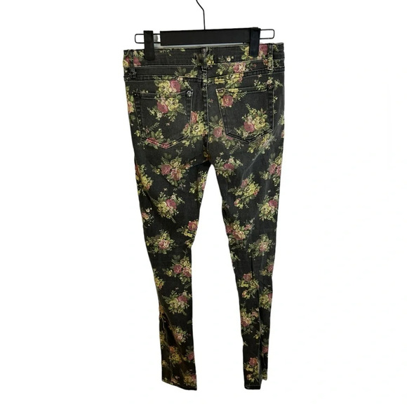 Forever 21 Low Rise Floral Skinny Jeans - Picture 2 of 4